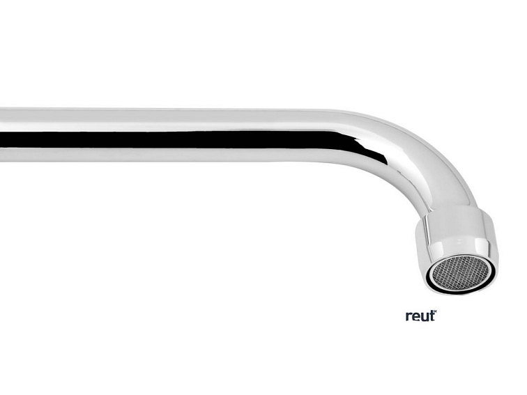 Aqualine Univerzálne výtokové ramienko k batérii, 250mm, typ-U, chróm 15U250