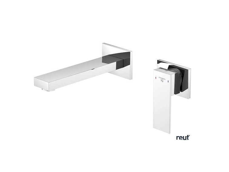 Steinberg 160 Umývadlová batéria pod omietku, 2-otvorová inštalácia, s telesom, chróm 1 601 802