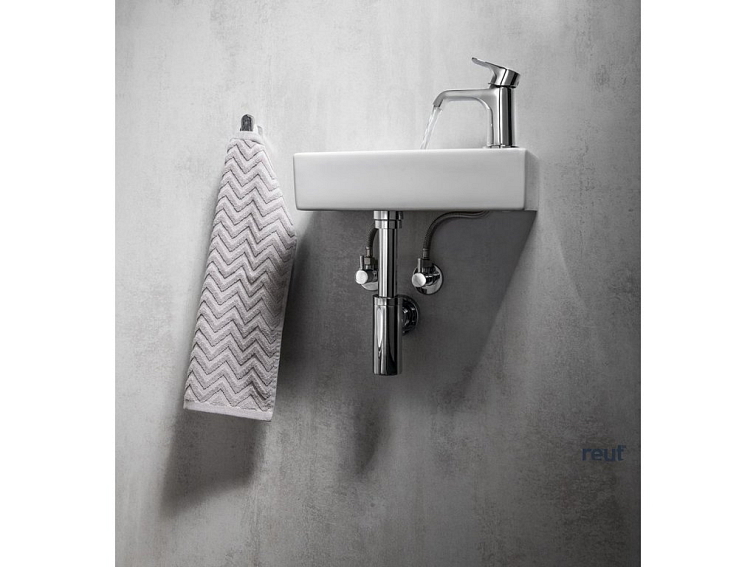 Aqualine Rohový kuľový ventil 1/2"x3/8“, guľatý, chróm 5317