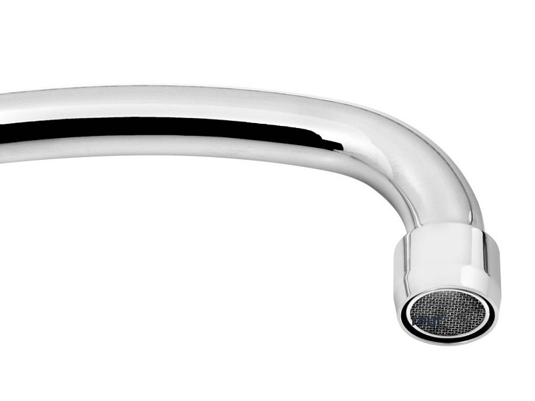 Aqualine Univerzálne výtokové ramienko k batérii, 250mm, typ-J, chróm 15J250