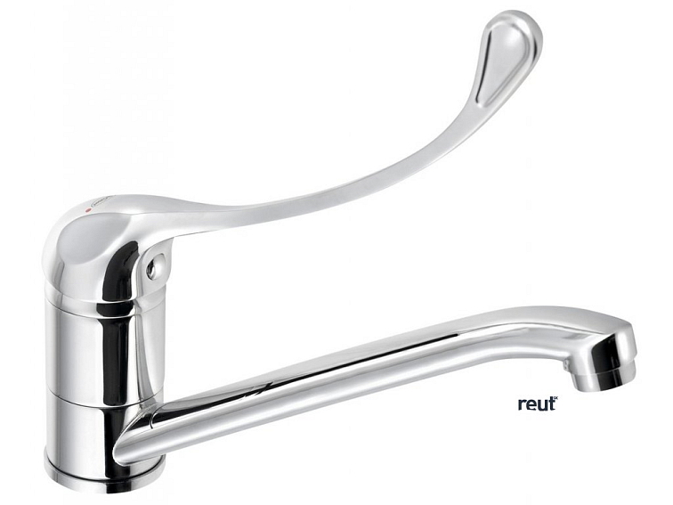 HOSPITAL AQUALINE 35 stojánkova drezová batéria, Lekárska páka, chróm 54139