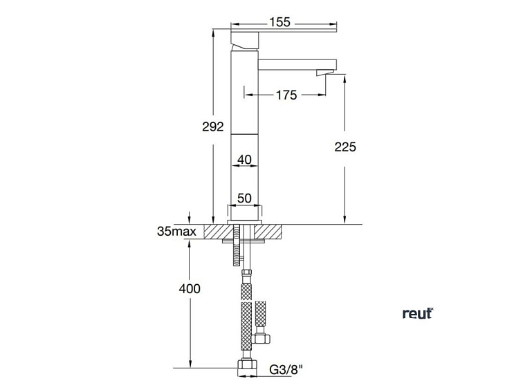Steinberg 160 Umývadlová batéria, chróm 1 601 710