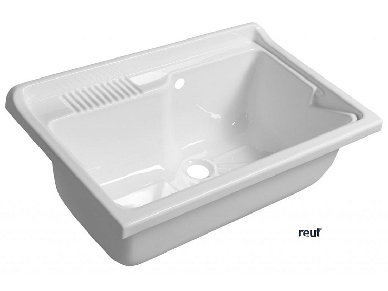 Aqualine Závesná výlevka 80x50cm, plast, biela PI8050