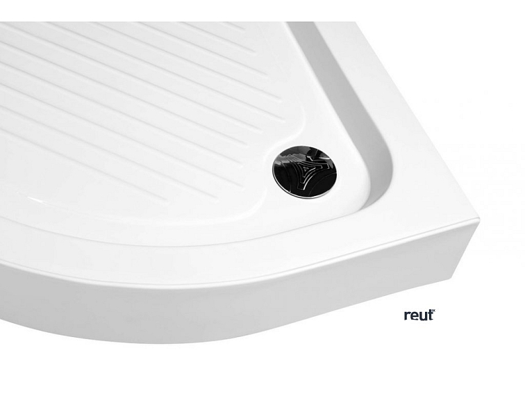 Aqualine Sprchová samonosná vanička akrylátová, štvrťkruh 80x80x15cm BTTR80