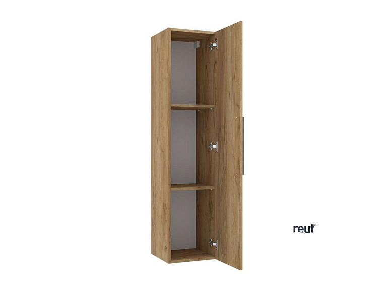 kielle Vega Vysoká skrinka závesná, 140x33x33 cm, zlatý dub 50218011