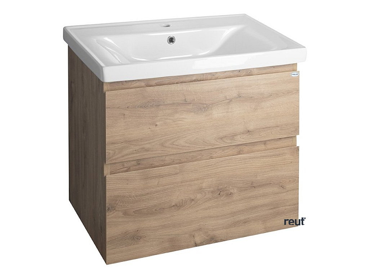 Aqualine SAVA 70 keramické umývadlo nábytkové 70x46cm, biela 2070