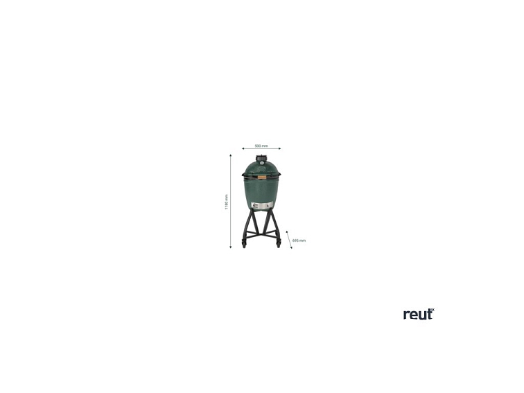 BIG GREEN EGG MEDIUM ZOSTAVA 50. VÝROČIE