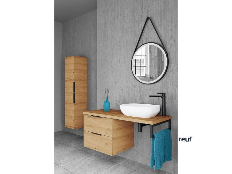 kielle Idolio Vysoká skrinka závesná 155x35x35 cm, karamel 50224011