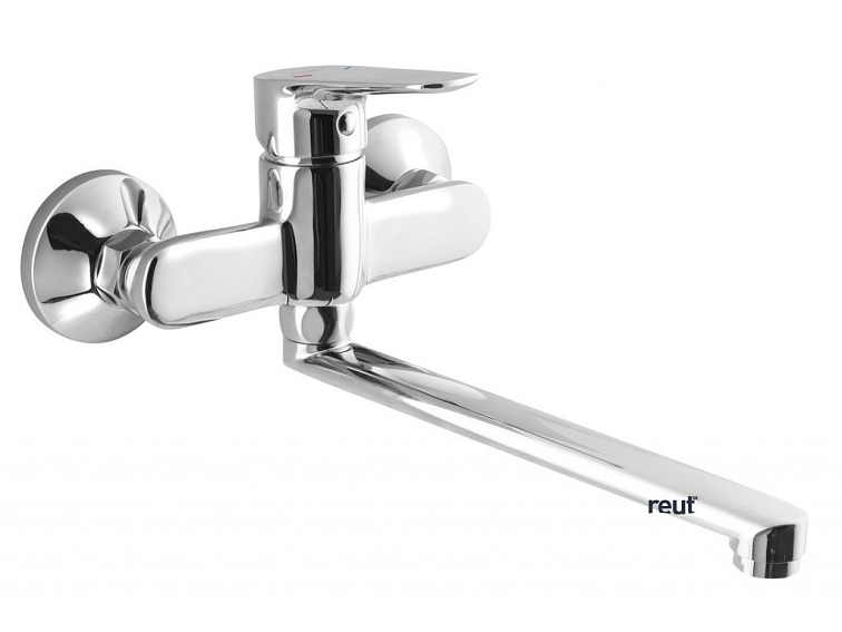 Aqualine LOTTA nástenná batéria, ploché ramienko, chróm LT642