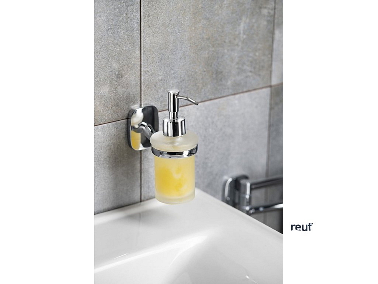 Aqualine RUMBA dávkovač mydla 160ml, mliečne sklo, chróm RB119