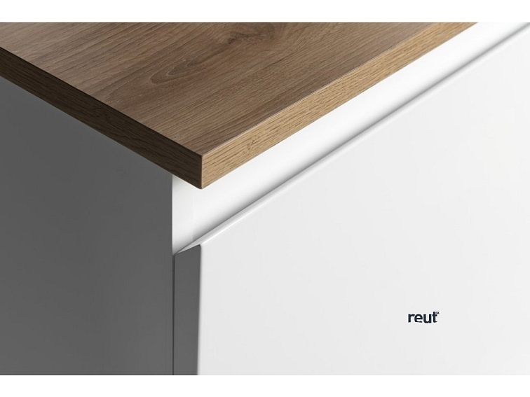 Aqualine ALTAIR II ALTAIR skrinka s doskou 68 cm, biela/dub emporio AI270-02