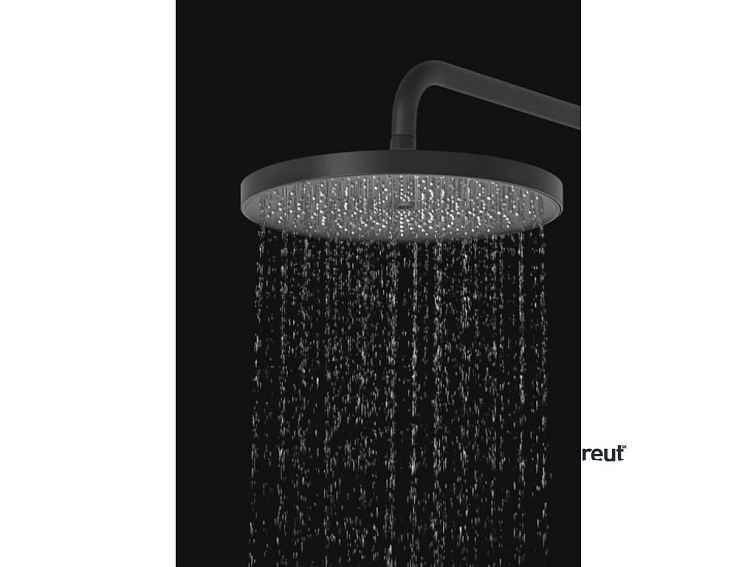 kielle Oudee Hlavová sprcha 260, matná čierna 20102004