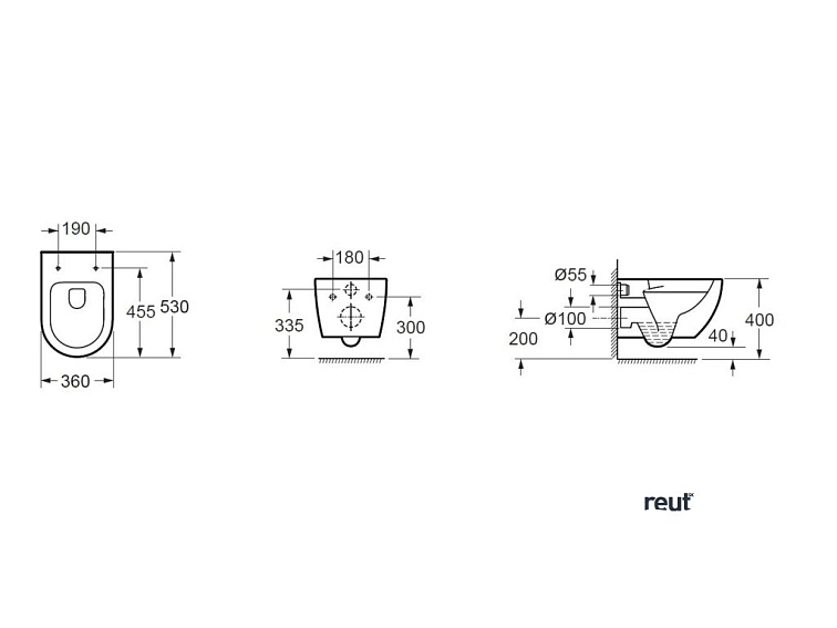 kielle Oudee Závesné WC s doskou SoftClose, Rimless, biela 30102000