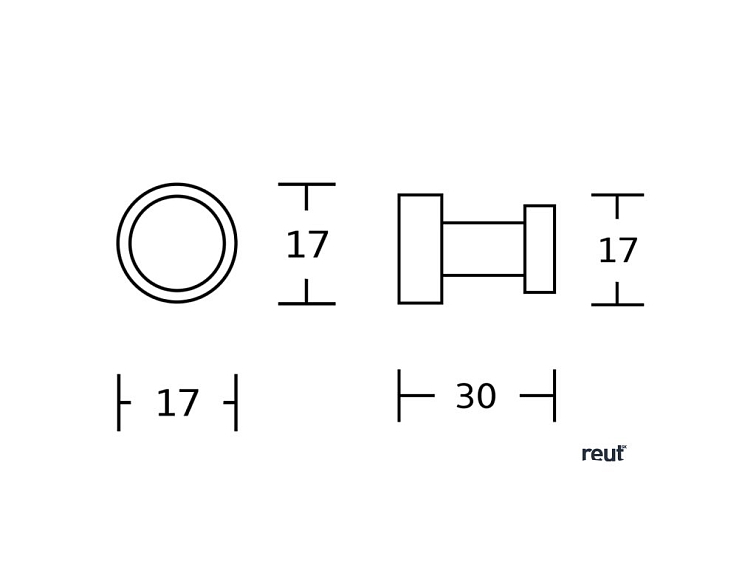 Aqualine SAMBA háčik, balenie po 5 ks, chróm SB122