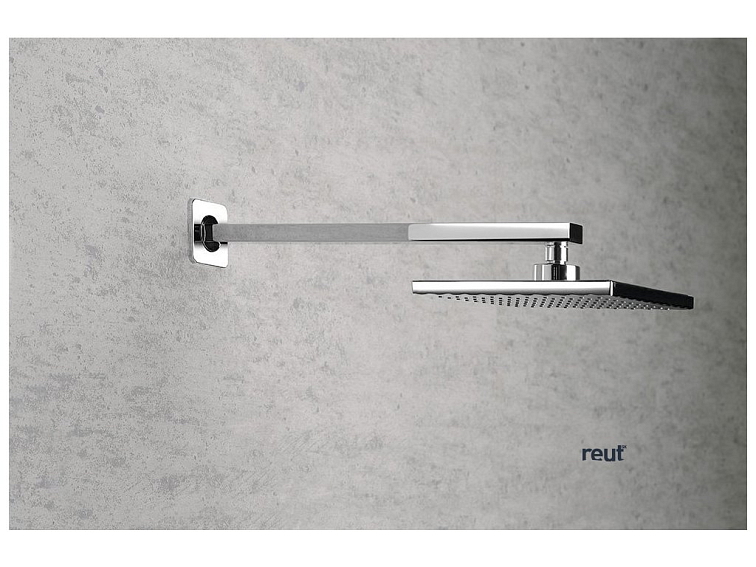 Aqualine Sprchové ramienko hranaté nízké, 400mm, chróm TQ043