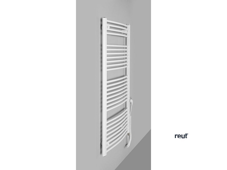 Aqualine DIRECT-E & ORBIT-E ORBIT-E elektrické vykurovacie teleso, oblé, 600x1320 mm, 600 W, biela ILEO36T