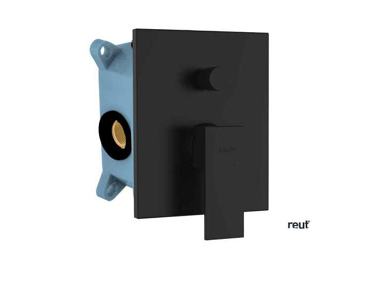 kielle Arkas I Sprchový set s batériou pod omietku, s príslušenstvom a telesom, matná čierna 20611SP24