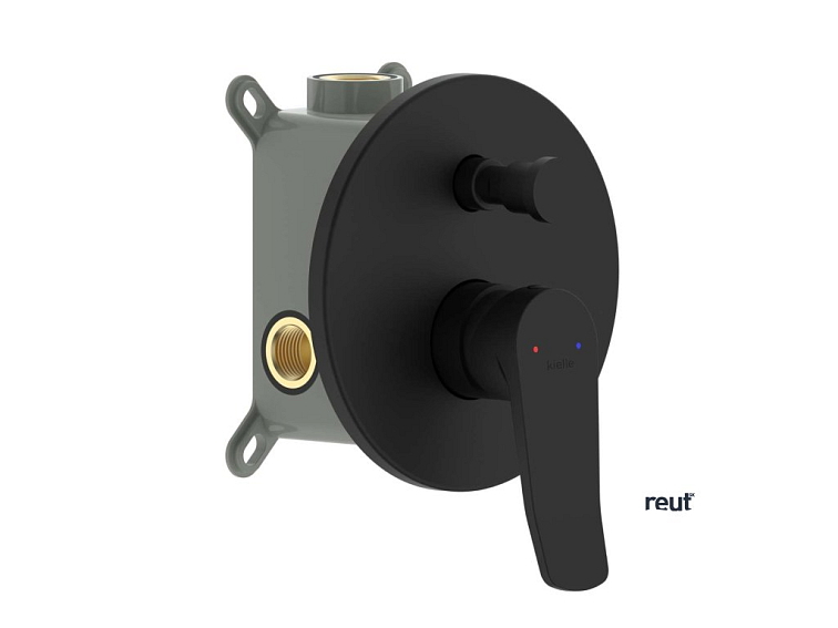 kielle Nefia Batéria pod omietku na 2 spotrebiče, s telesom, matná čierna 10327204