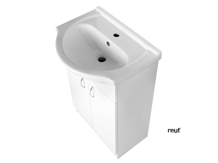 Aqualine SIMPLEX ECO 55 umývadlová skrinka vrátane umývadla 53x83,5x30,7cm SIME550