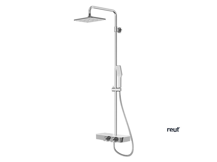 Steinberg 390 Sprchový set s termostatom, 26x19 cm, chróm 3 902 700