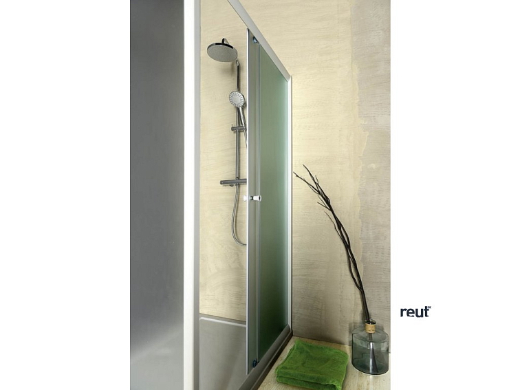 Aqualine AMADEO posuvné sprchové dvere 1100 mm, sklo Brick BTS110