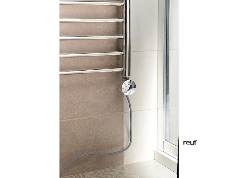 Aqualine LT THERMO Vykurovacia tyč s termostatem, rovný kábel, 600 W, chróm LT67446