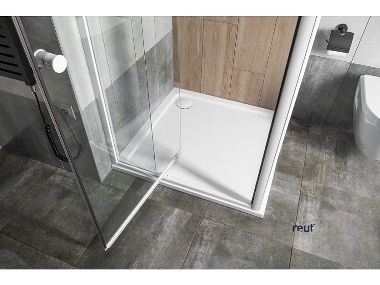 Aqualine AMICO sprchové dvere výklopné 1040-1220x1850mm, číre sklo G100