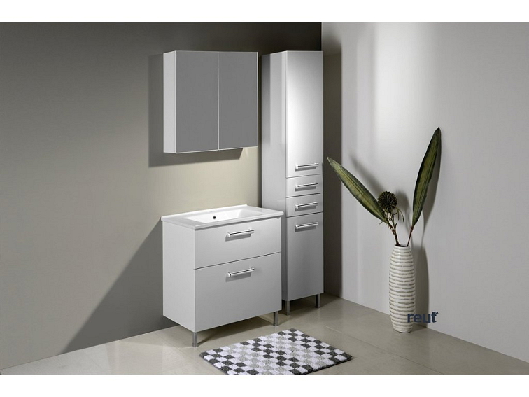 Aqualine VEGA GALERKY VEGA galérka 80x70x18cm, biela VG080