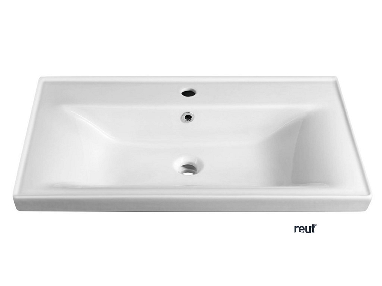 Aqualine SAVA 80 keramické umývadlo nábytkové 80x46cm, biela 2080