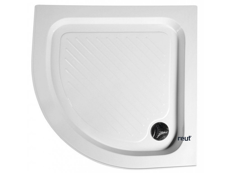 Aqualine Sprchová samonosná vanička akrylátová, štvrťkruh 90x90x15cm BTTR90