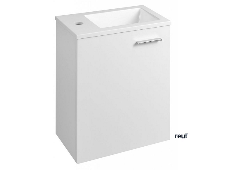 Aqualine ZOJA skrinka s umývadlom 40x22 cm, biela 51049A-01