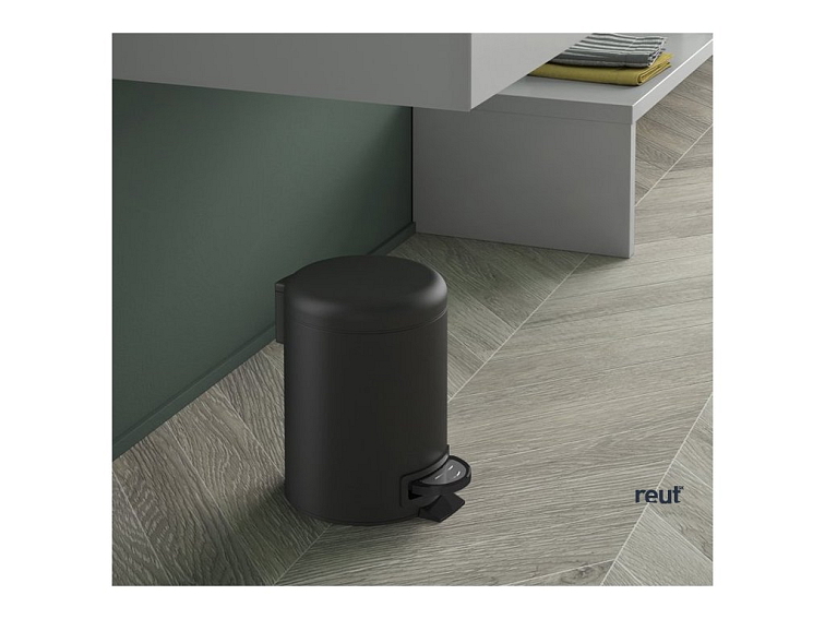 Gedy POTTY odpadkový koš 3l, Soft Close, čierna mat 320914