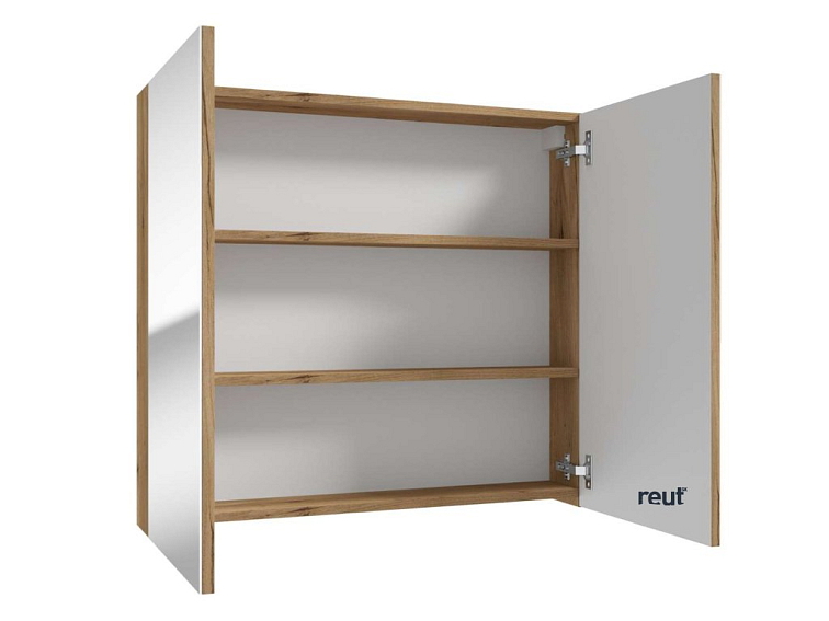 kielle Vega Zrkadlová skrinka, 80x73x15 cm, zlatý dub 50118801