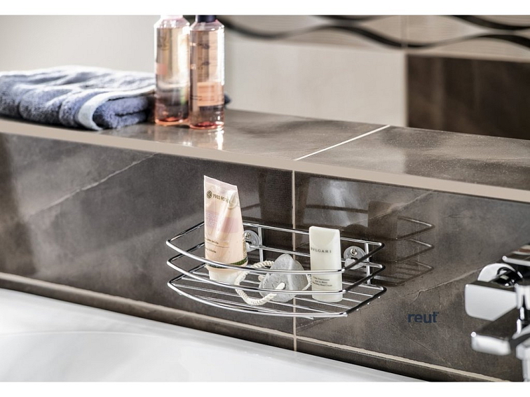 Aqualine Chrom LINE drôtená polica jednoduchá, chróm 37004