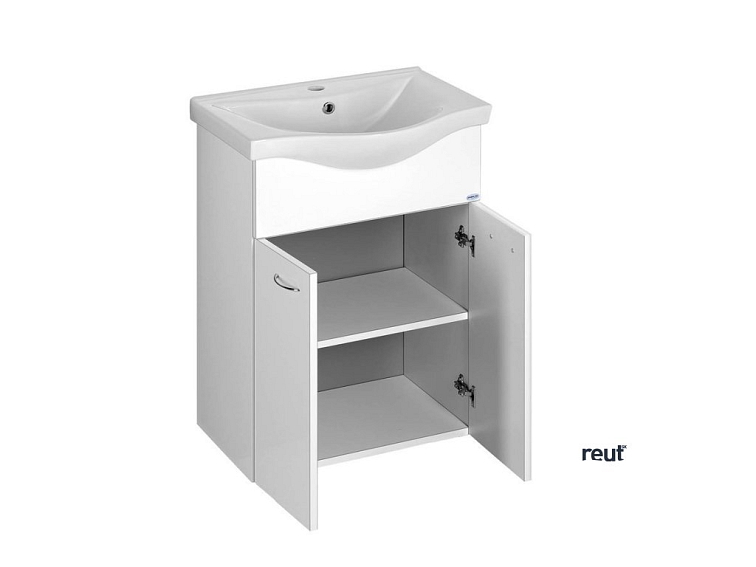 Aqualine KERAMIA FRESH umývadlová skrinka 51,1x74x34cm, biela 50057