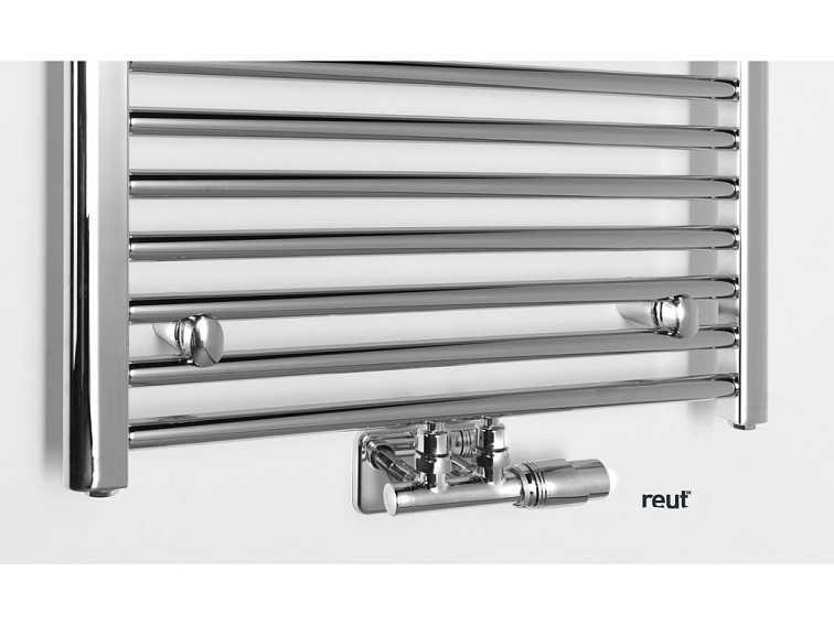 Aqualine ALYA stredové pripojenie ALYA vykurovacie teleso rovné 600x1188mm, stredové pripojenie, chróm LLS303