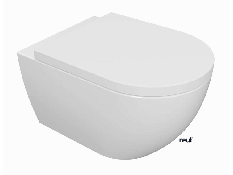 kielle Oudee Závesné WC s doskou SoftClose, Rimless, biela 30102000