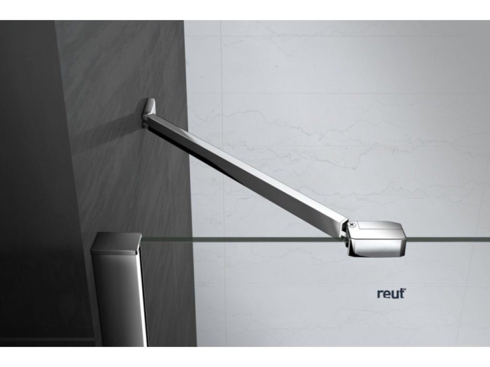 Sprchový kút Lusso štvorec otvárací 90x90 cm, číre sklo, ľavý