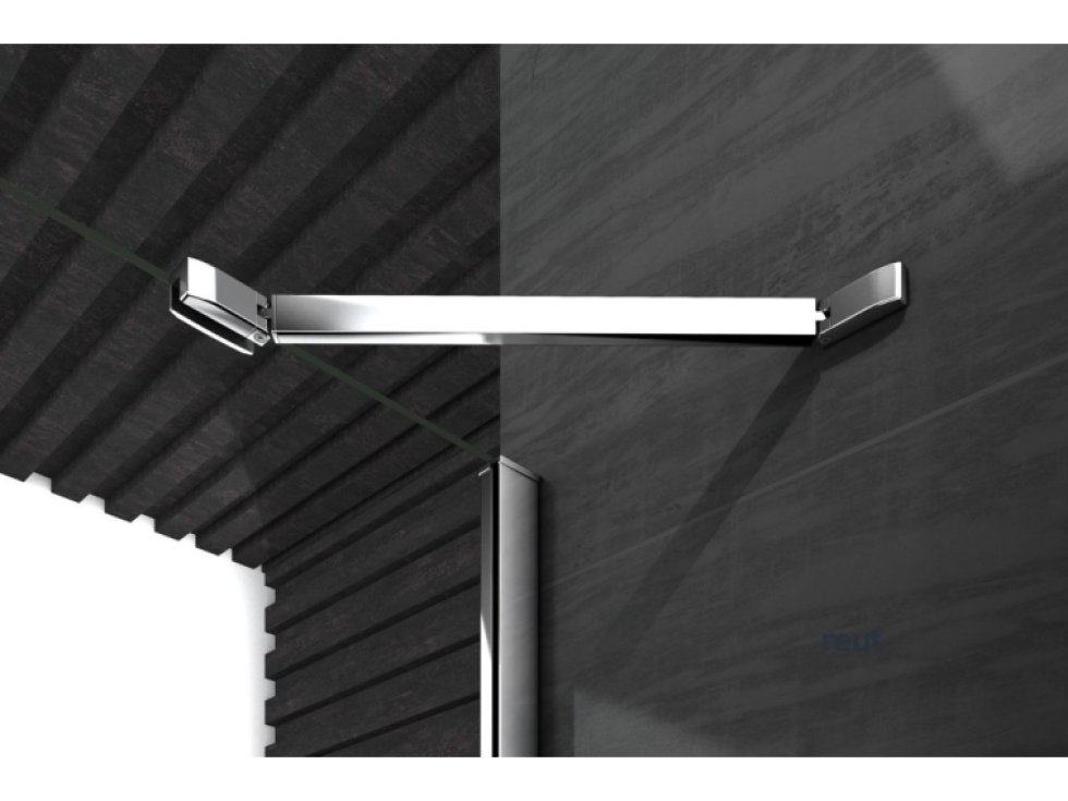 Sprchový kút Lusso štvorec otvárací 100x100 cm, číre sklo, ľavý