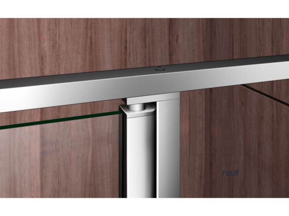 Sprchový kút Lusso Slim štvorec krídlový 90x90 cm, číre sklo