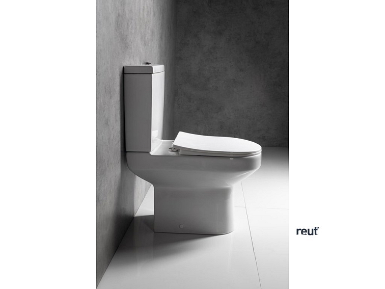 Aqualine VERMET WC kombi mísa, spodný/zadný odpad, biela VR038