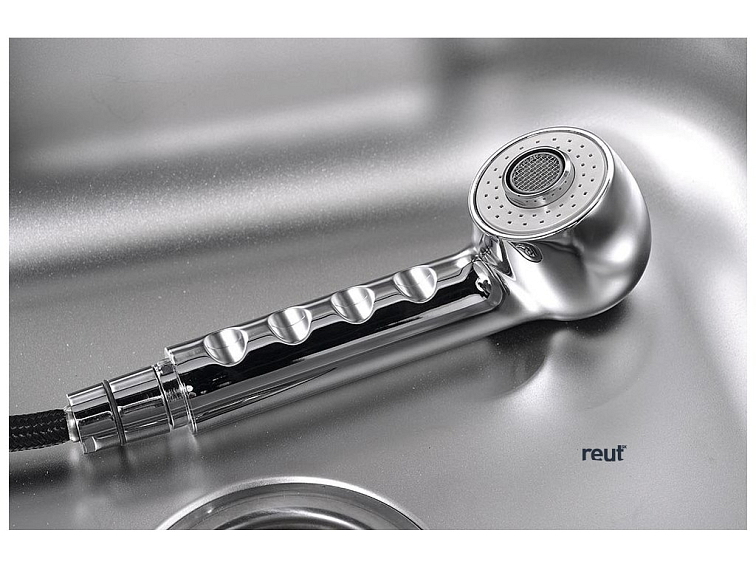 Aqualine KASIOPEA stojánkova drezová batéria s výsuvnou sprškou, chróm 1107-70