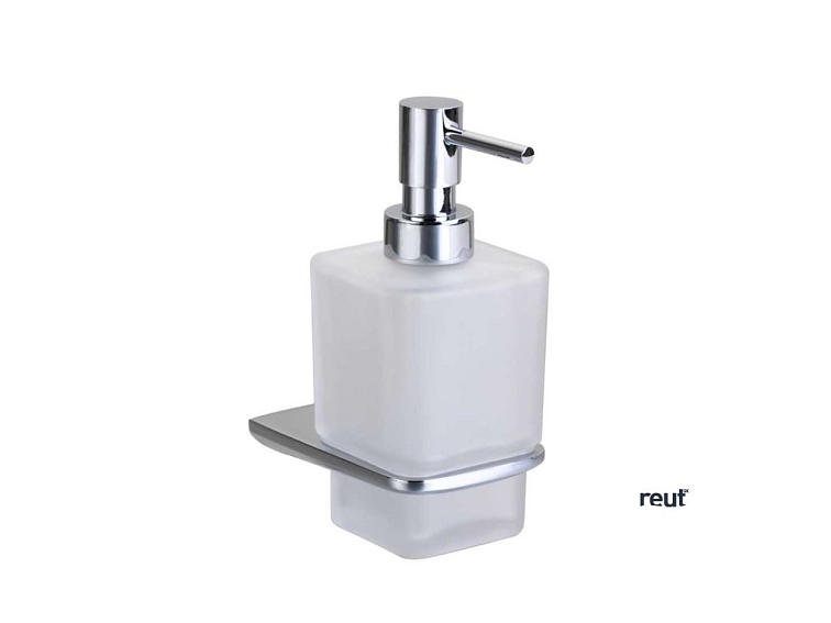kielle Vega Dávkovač mydla s držiakom, matné sklo/chróm 40118000