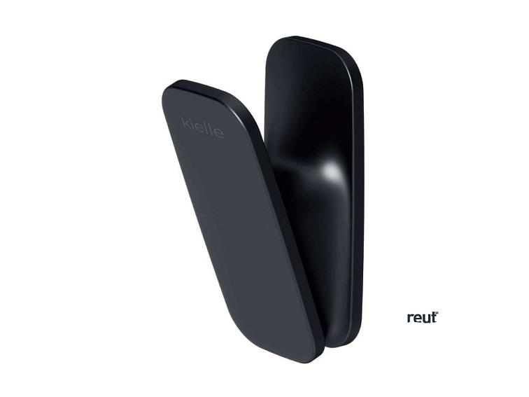 kielle Vega Háčik jednoduchý, matná čierna 40618004