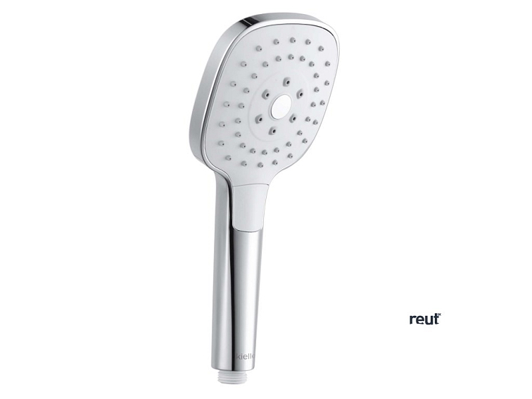 kielle Vega Set sprchovej hlavice, tyče a hadice, chróm/biela 20418SE0