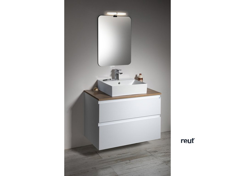 Aqualine ALTAIR umývadlová skrinka 67x60x45cm, biela AI270