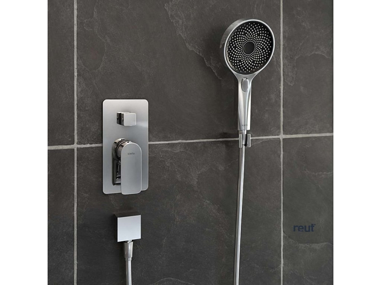 kielle Vega Sprchový set s batériou pod omietku, na 2 spotrebiče, s príslušenstvom a telesom, chróm 20618SP40