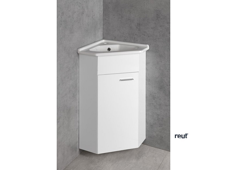 Aqualine Keramické umývadlo rohové 41x41 cm, na nábytok 1601-40