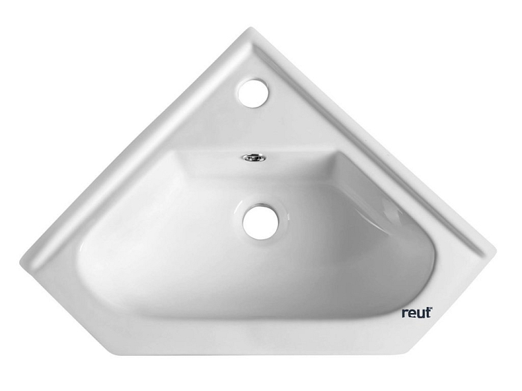 Aqualine Keramické umývadlo rohové 41x41 cm, na nábytok 1601-40