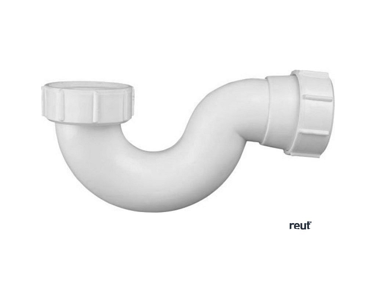 Aqualine Sifón s prevlečnou matkou 6/4", výška 74mm WJ607